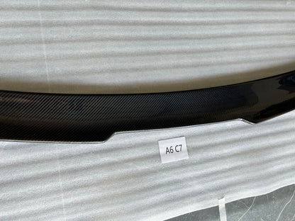 For Audi A6 C7 Sedan PSM Style Rear Ductail Spoiler Lip 2012-2018