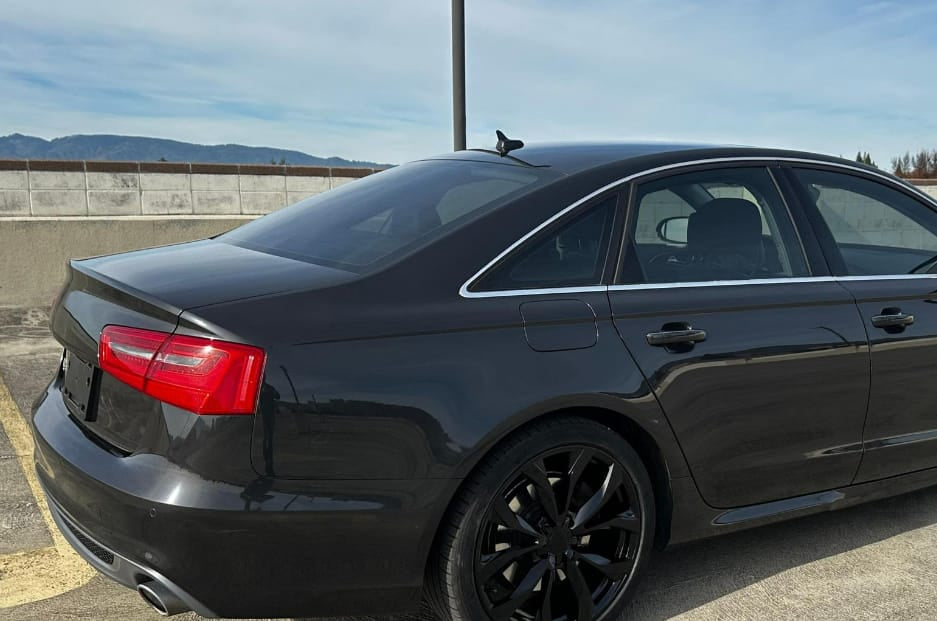 For Audi A6 C7 Sedan PSM Style Rear Ductail Spoiler Lip 2012-2018