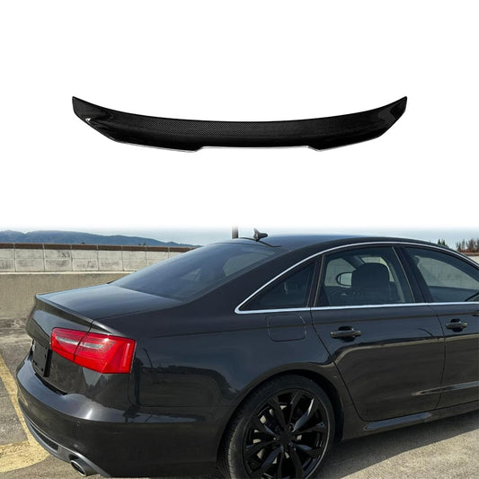 For Audi A6 C7 Sedan PSM Style Rear Ductail Spoiler Lip 2012-2018