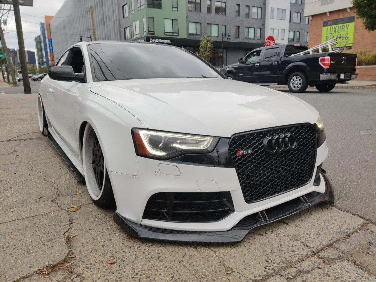 For Audi RS5 B8 M Type Front Bumper Lip 2010-2015