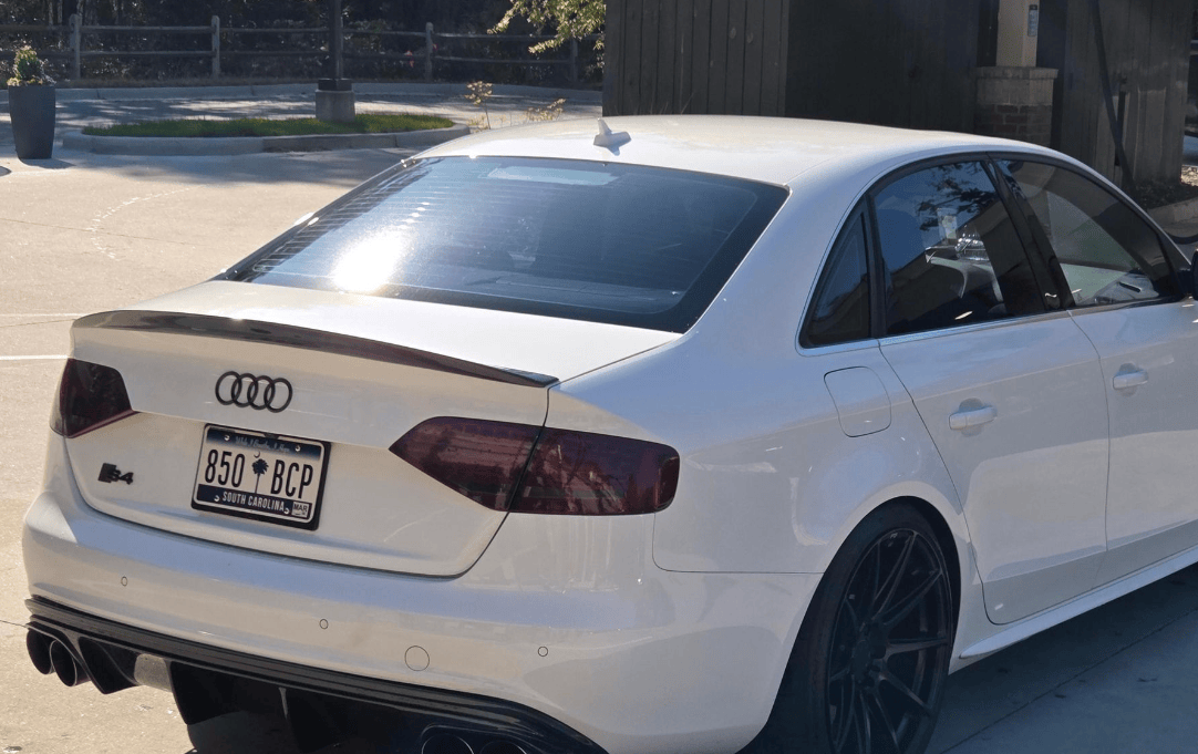 For Audi S4 B8 Sedan PSM Style Rear Ductail Spoiler Lip 2010-2015