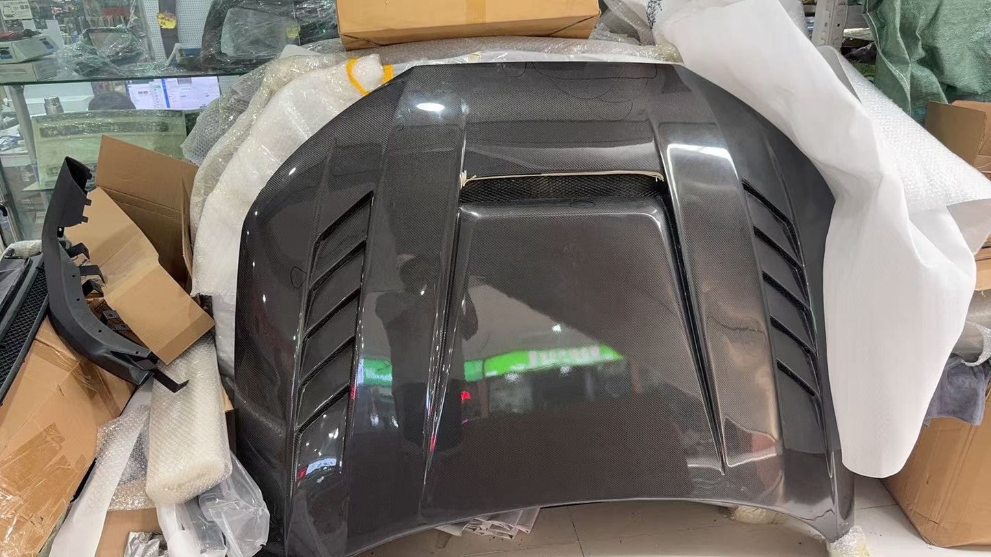 For Audi S4 B9 ADL Style Front Vented Cooling Hood 2017-2019