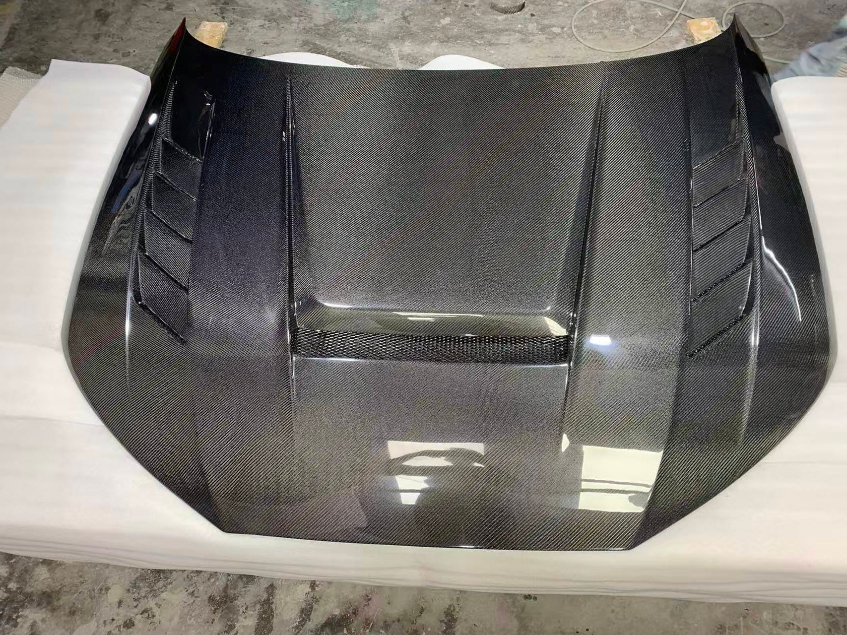 For Audi S4 B9 ADL Style Front Vented Cooling Hood 2017-2019