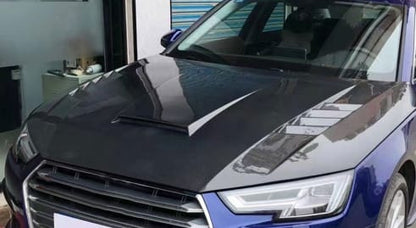 For Audi S4 B9 Sedan MBJ Style Front Vented Hood 2017-2019