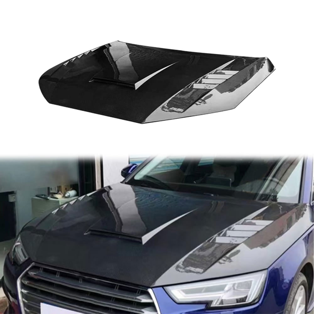 For Audi S4 B9 Sedan MBJ Style Front Vented Hood 2017-2019