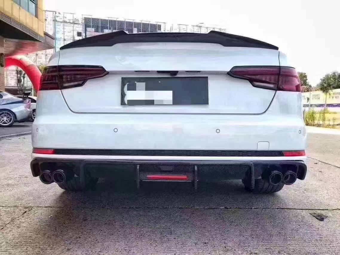 For Audi S4 B9 Sedan MP Style Rear Trunk Ductail Spoiler 2017-2019
