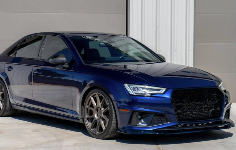 For Audi S4 B9 Sedan V Style Front Bumper Side Vented Fender 2017-2019