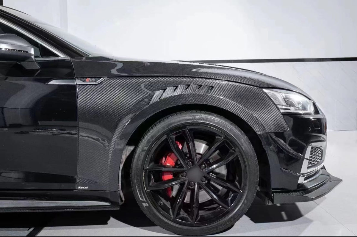 For Audi S5 A5 B9 (Not For RS5) JS Front Vented Fender 2017-2024