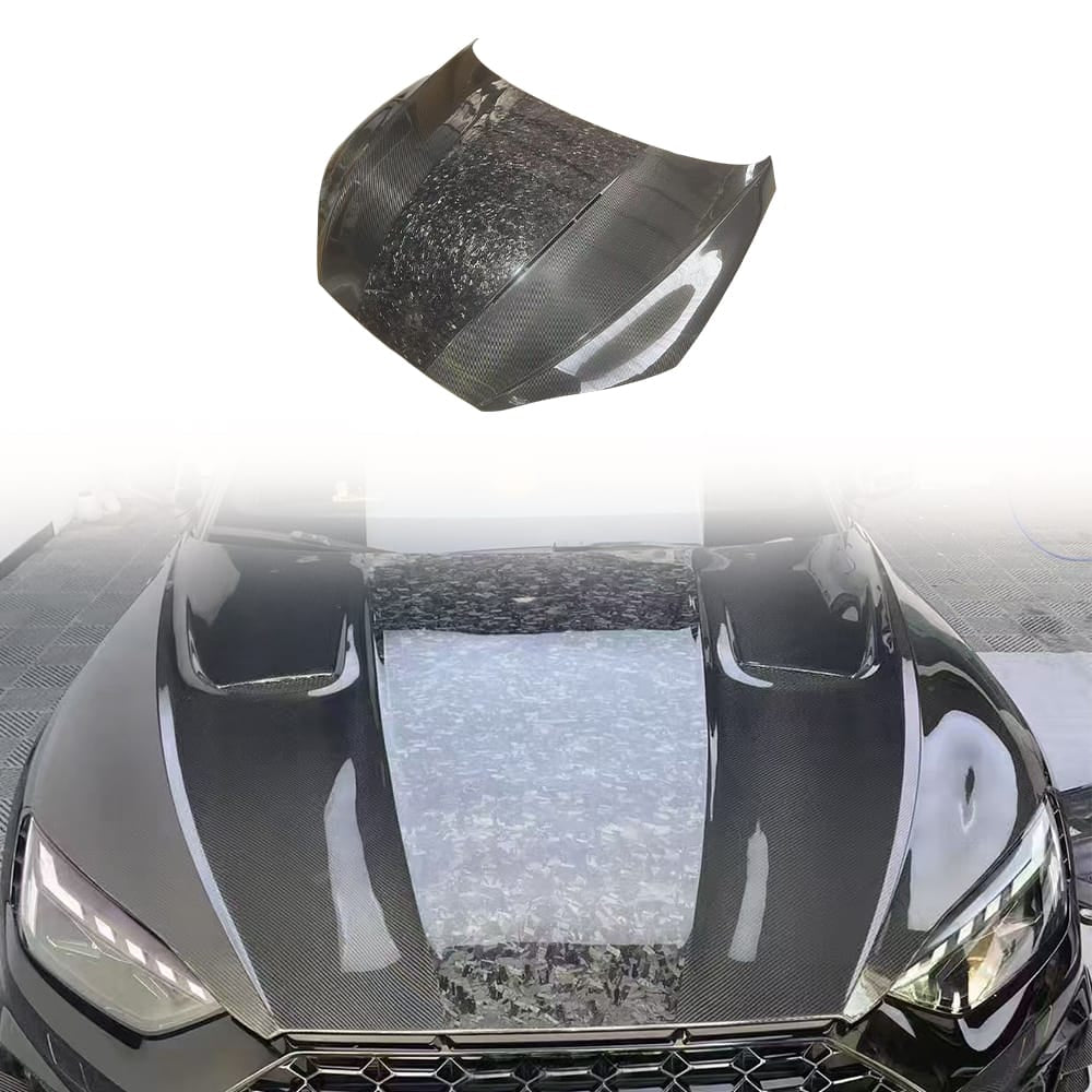 For Audi S5 RS5 Coupe B9 Front Vented Hood 2017-2024