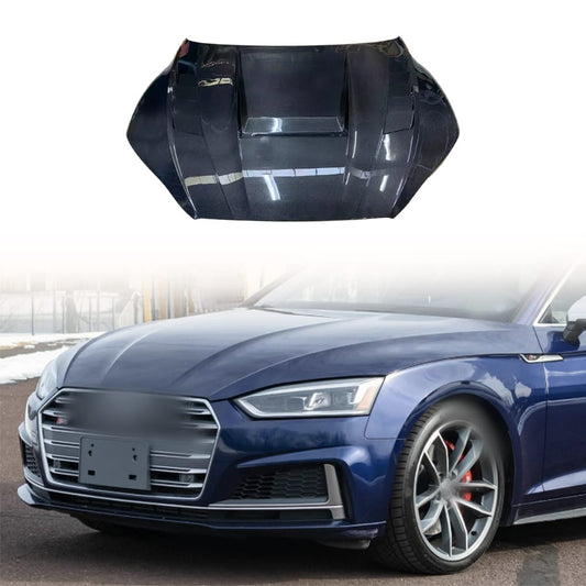 For Audi S5 RS5 Coupe B9 V2 Style Front Vented Hood 2017-2024