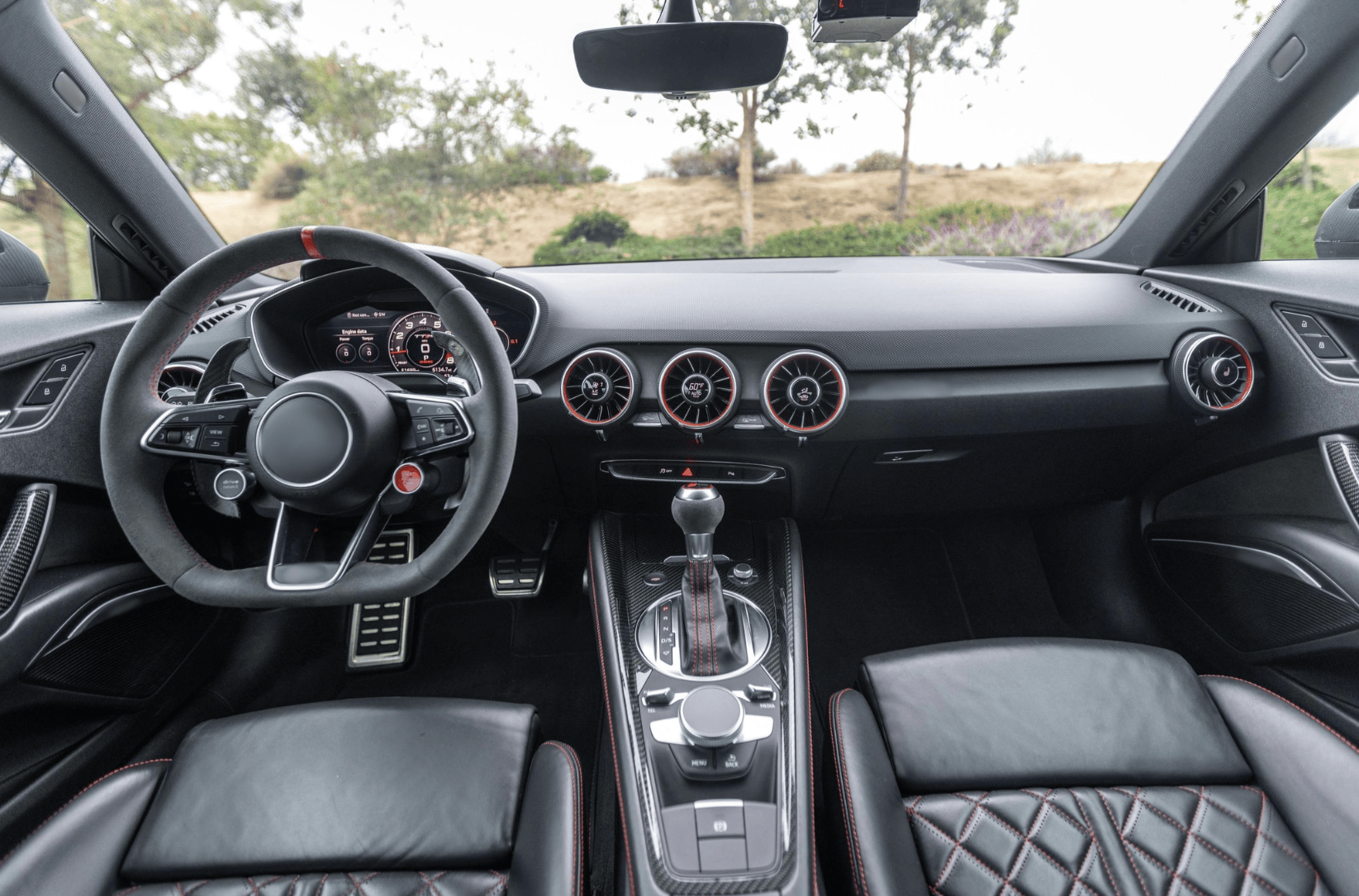 For Audi TTRS MK3 M Type Front Dash Only For Track 2018-2022