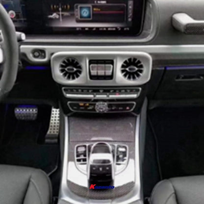 For Benz 2018+ W464 G500 G63 Dry Carbon Dash Interior Trim 8PCS Replacement Kazento Carbon Parts 车身侧板 G63-INT-REP-DCF
