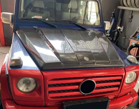 For Benz G Class W463 J Style Front Vented Hood 1998-2018