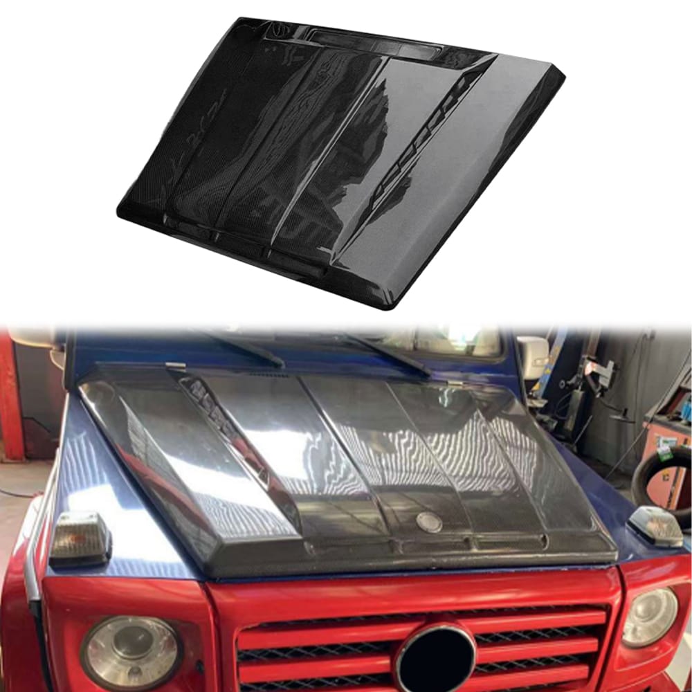 For Benz G Class W463 J Style Front Vented Hood 1998-2018