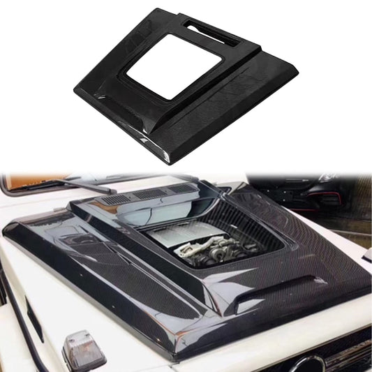 For Benz G Class W463 M Style Front Vented Clear Hood 1998-2018