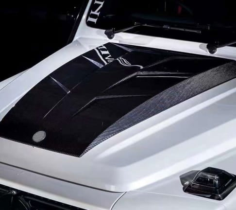For Benz G Class W463 MBJ Style Front Vented Hood 1998-2018