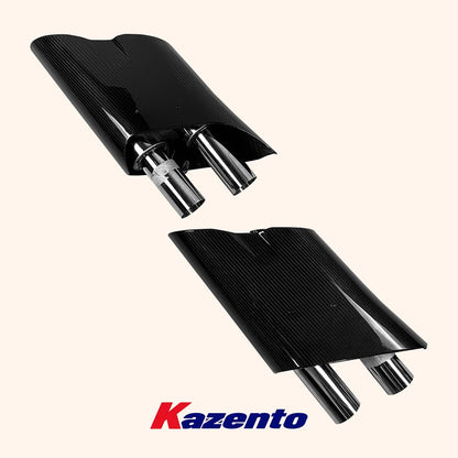 For Benz W463 W464 G63 G500 G505 G350 Exhaust Tip Muffler Dry Carbon Pair Kazento Carbon Parts 车身侧板 G500-TIP-DCF
