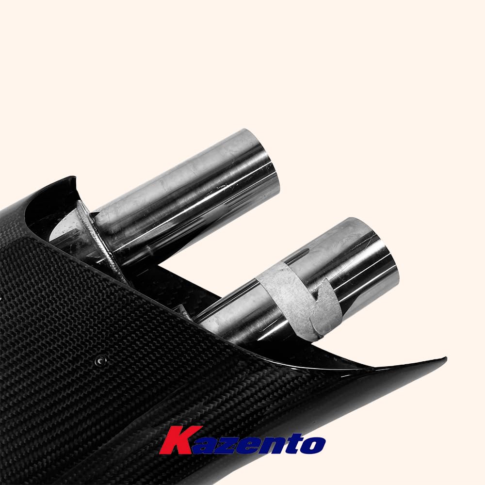 For Benz W463 W464 G63 G500 G505 G350 Exhaust Tip Muffler Dry Carbon Pair Kazento Carbon Parts 车身侧板 G500-TIP-DCF