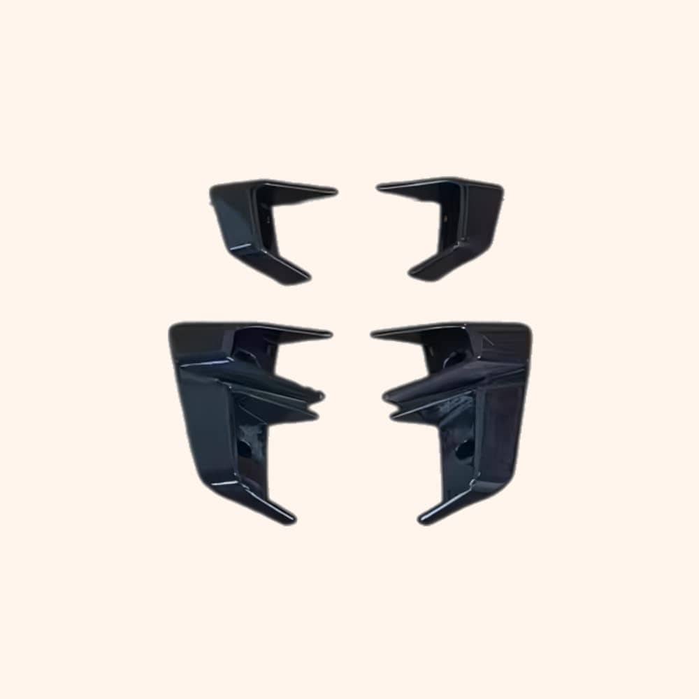 For Benz W464 G500 G63 G350 Dry Carbon Fender Wheel Duct Vents Shadow Trim 4pcs