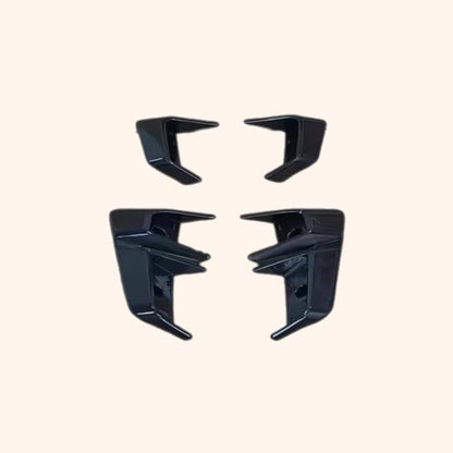For Benz W464 G500 G63 G350 Dry Carbon Fender Wheel Duct Vents Shadow Trim 4pcs