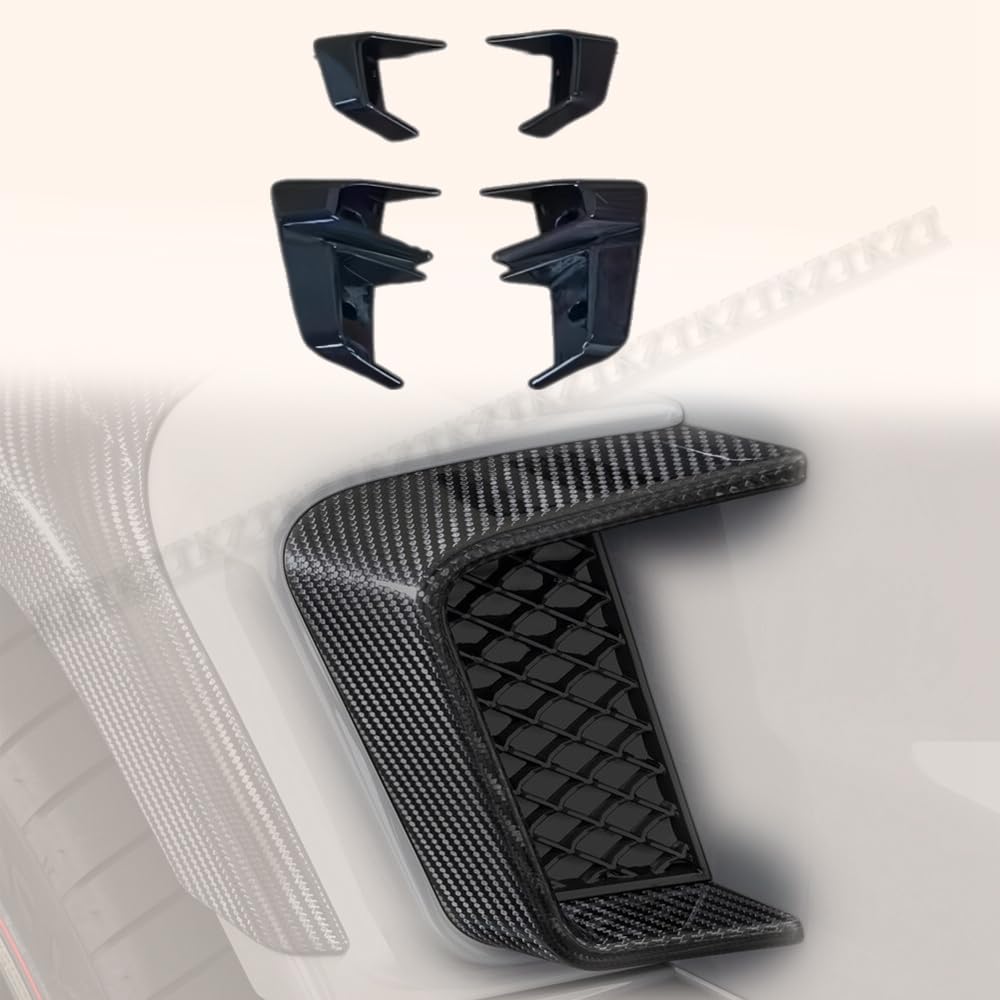 For Benz W464 G500 G63 G350 Dry Carbon Fender Wheel Duct Vents Shadow Trim 4pcs