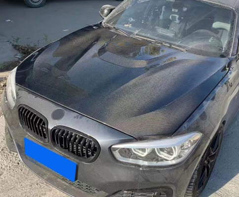 For BMW 1 Series F20 5 Door MBJ Style Front Vented Hood 2011-2019