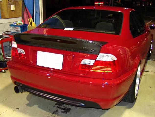 For BMW 3 Series E46 Coupe DT Style Rear Ductail Spoiler 2001-2006