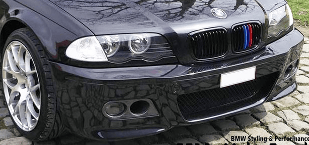 For BMW 3 Series E46 Coupe OE Front Fog Light Cover Pair 2001-2006