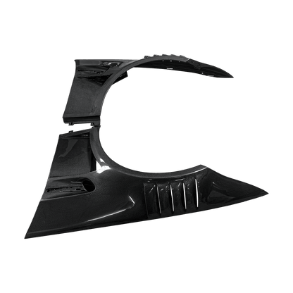 For BMW 3 Series E92 Real M3 Coupe 2 Door 2006-13 GT Style Carbon Front Fender Kazento Carbon Parts Carbon Fiber E92M3-FF-WLGT4-CF