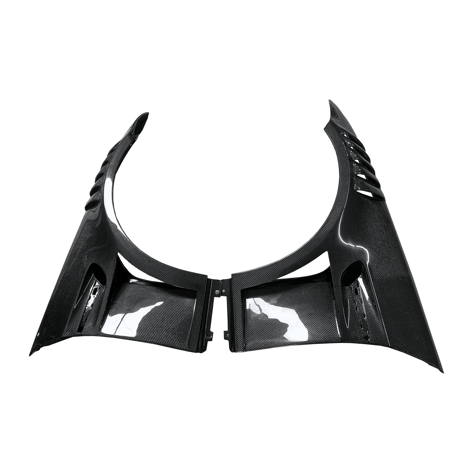 For BMW 3 Series E92 Real M3 Coupe 2 Door 2006-13 GT Style Carbon Front Fender Kazento Carbon Parts Carbon Fiber E92M3-FF-WLGT4-CF