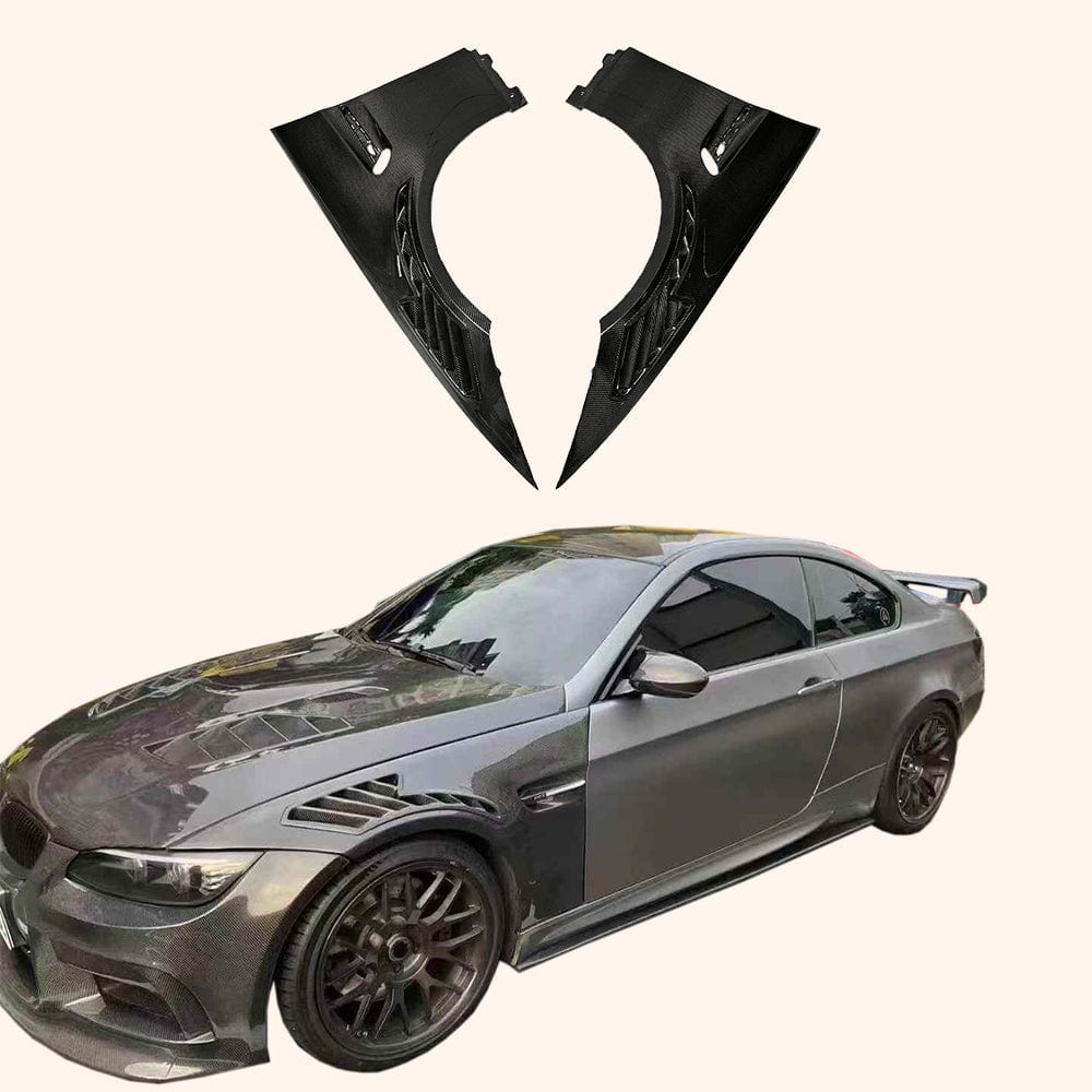For BMW 3 Series E92 Real M3 Coupe 2 Door 2006-13 RS Style Carbon Front Fender