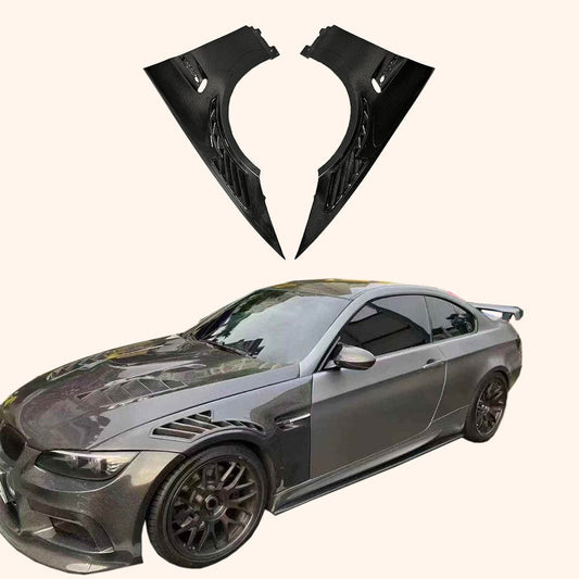 For BMW 3 Series E92 Real M3 Coupe 2 Door 2006-13 RS Style Carbon Front Fender