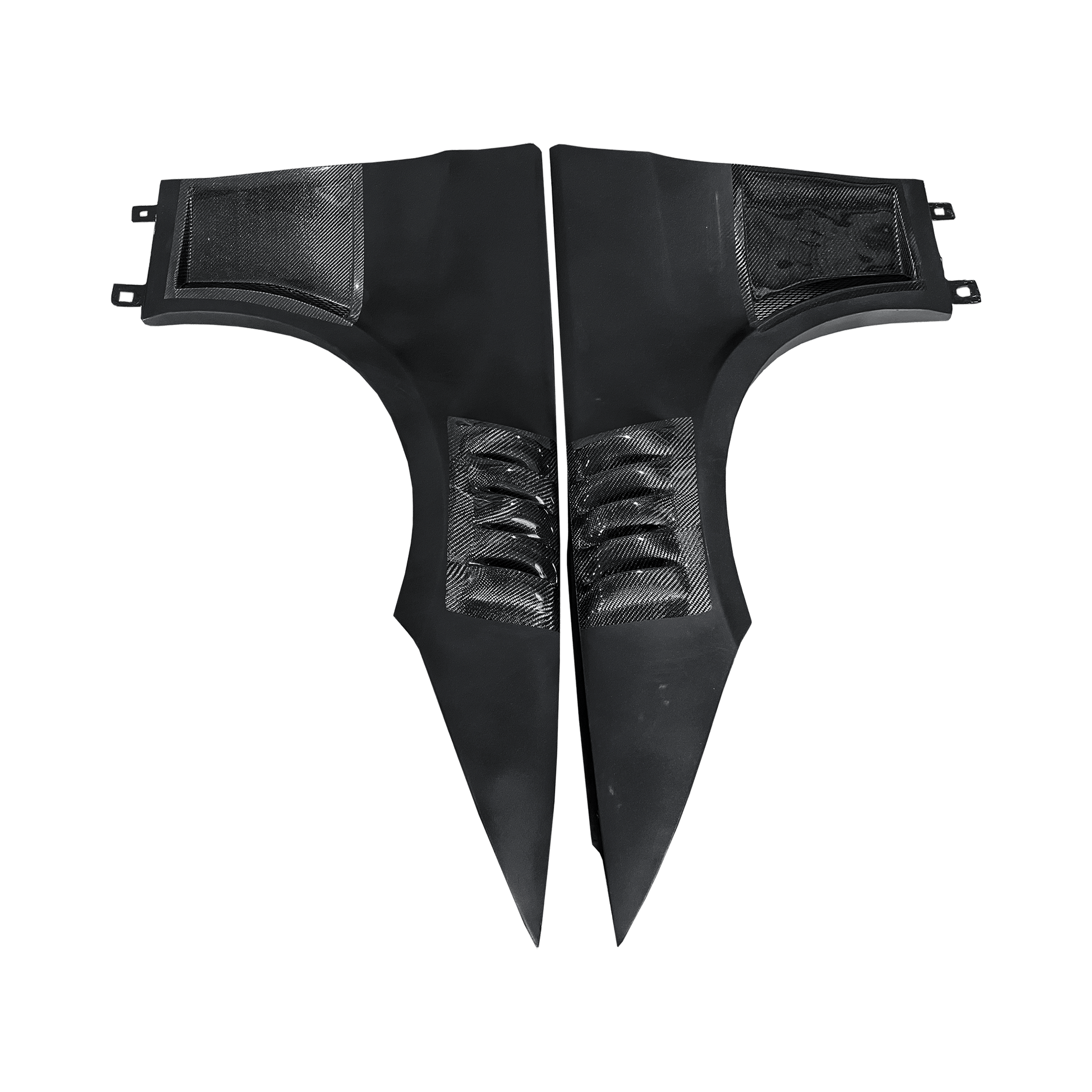 For BMW 3 Series E92 Real M3 Coupe 2006-13 GT Style Front Fender Carbon In Vents