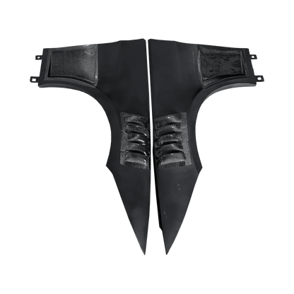 For BMW 3 Series E92 Real M3 Coupe 2006-13 GT Style Front Fender Carbon In Vents