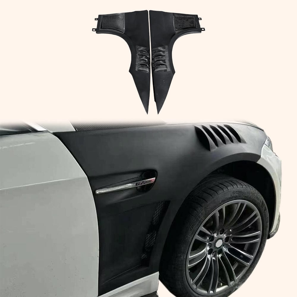 For BMW 3 Series E92 Real M3 Coupe 2006-13 GT Style Front Fender Carbon In Vents