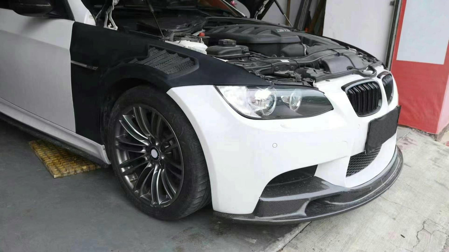 For BMW 3 Series E92 Real M3 Coupe 2006-13 RS Style Fiberglass Front Fender