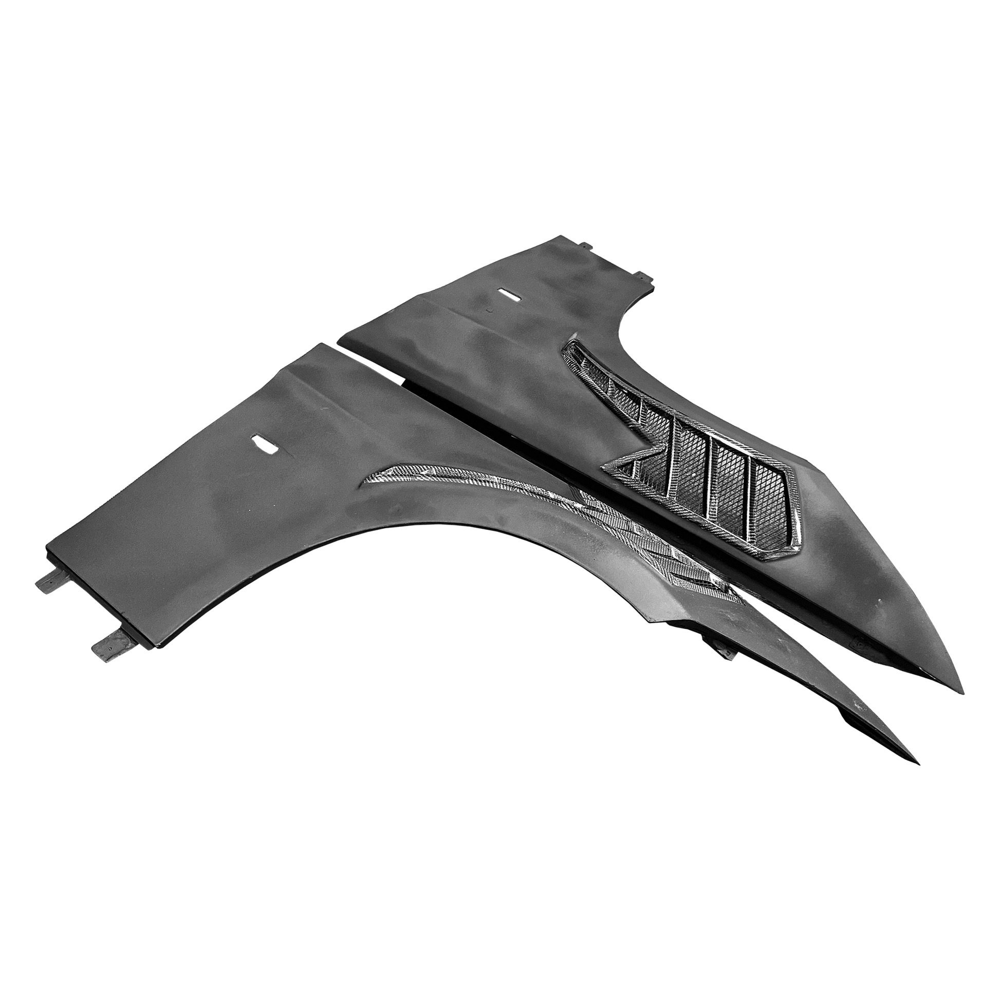 For BMW 3 Series E92 Real M3 Coupe 2006-13 RS Style Front Fender Carbon In Vents