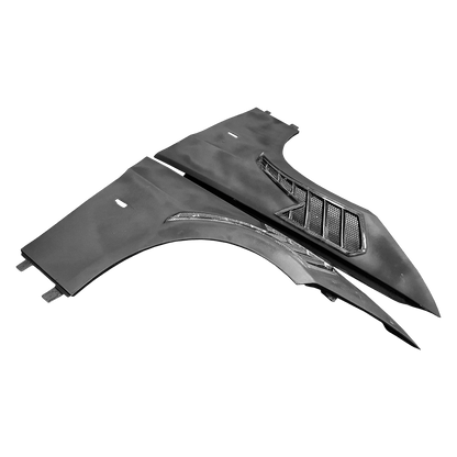 For BMW 3 Series E92 Real M3 Coupe 2006-13 RS Style Front Fender Carbon In Vents