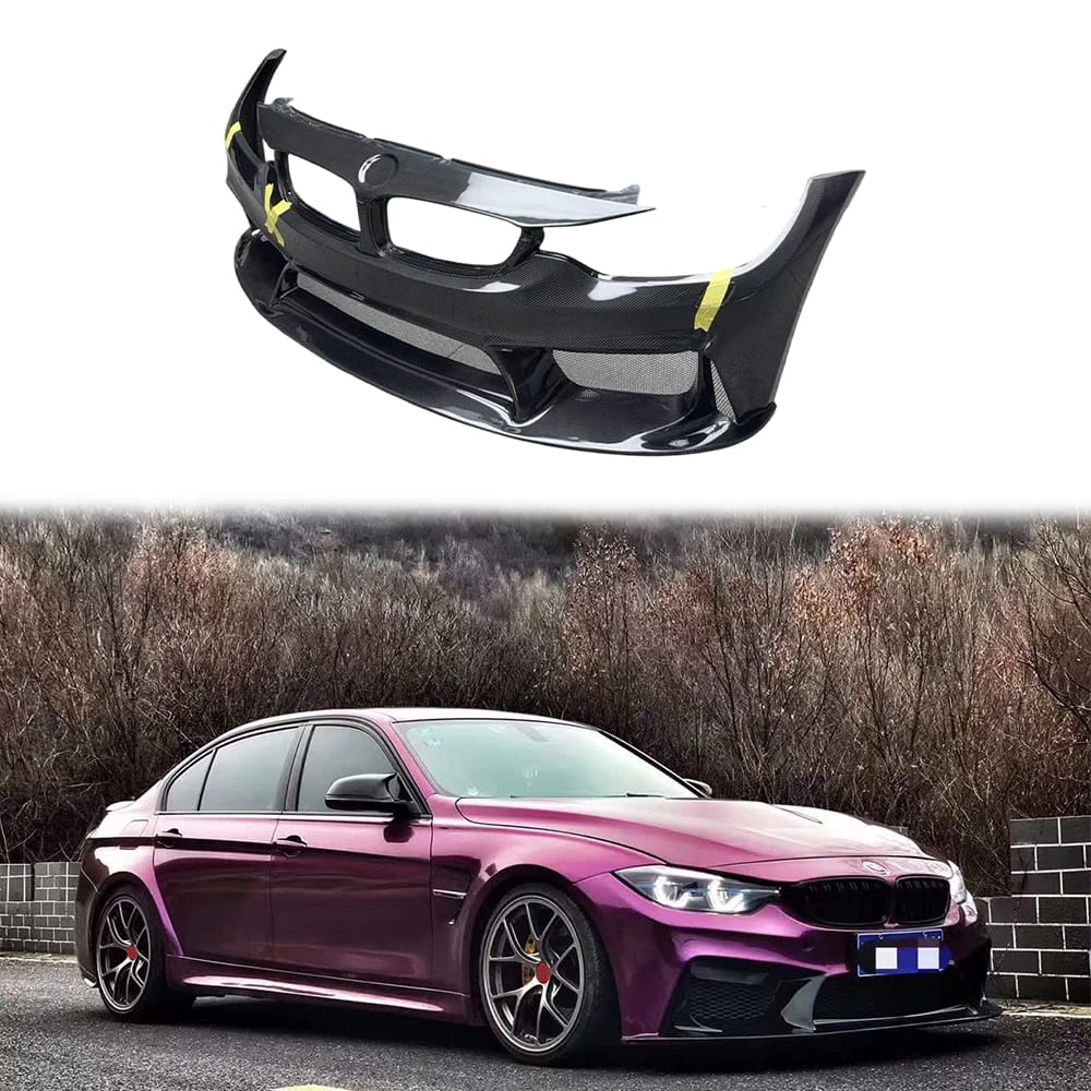 For BMW 3 Series F30 4 Door Sedan 3D Style Front Bumper 2012-2019