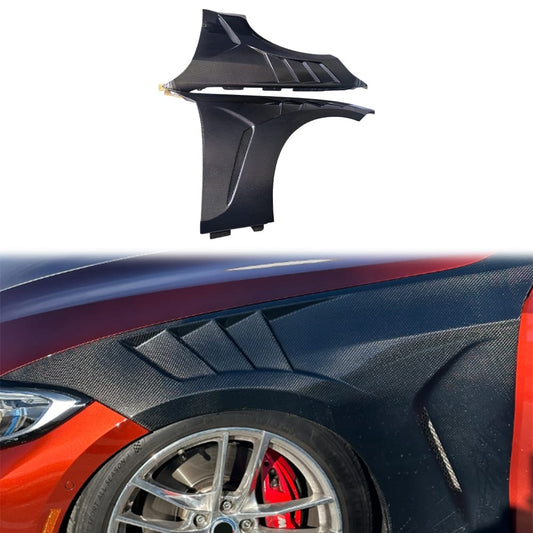For BMW 3 Series G20 AE Style Front Vented Fender Pair 2019-2023