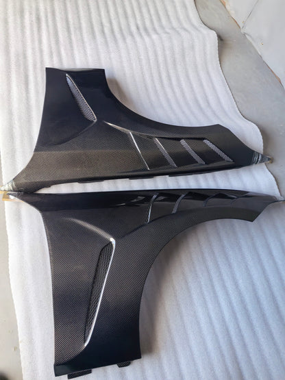 For BMW 3 Series G20 AE Style Front Vented Fender Pair 2019-2023
