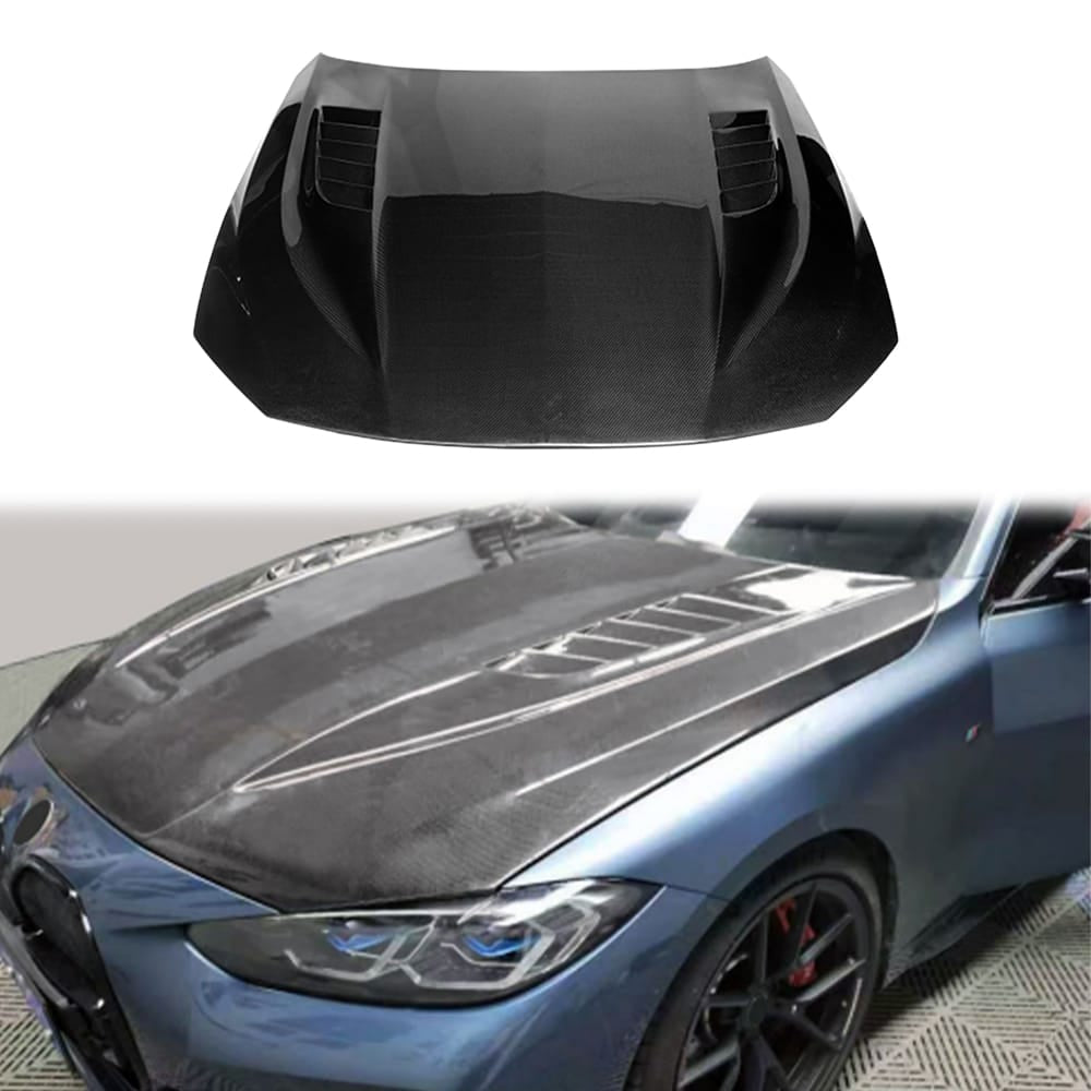 For BMW 4 Series G22 G23 G26 MBJ Style Front Vented Hood 2020-2024