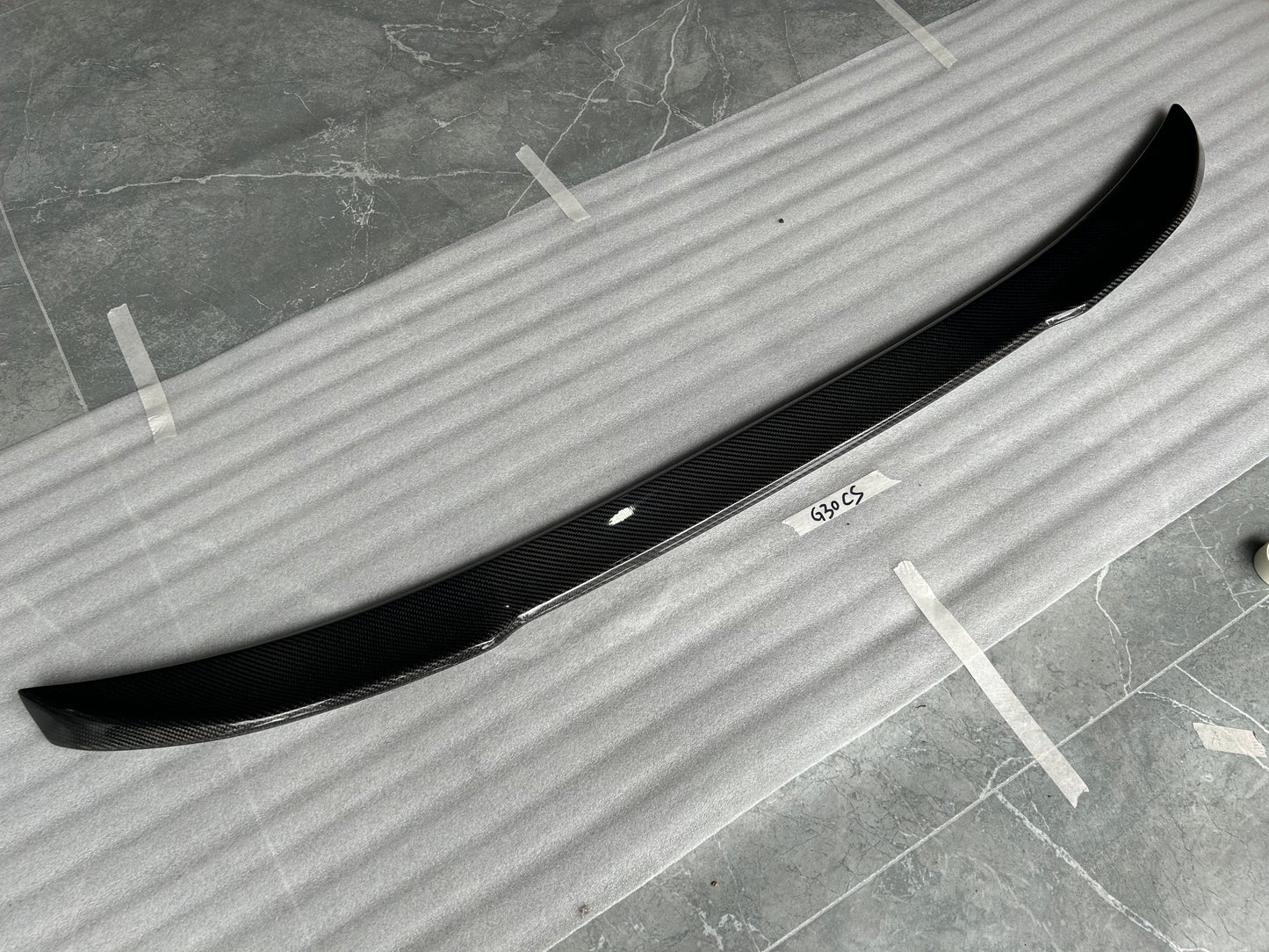 For BMW 5 Series G30 4 Door CS Style Rear Ductail Spoiler 2018-2024