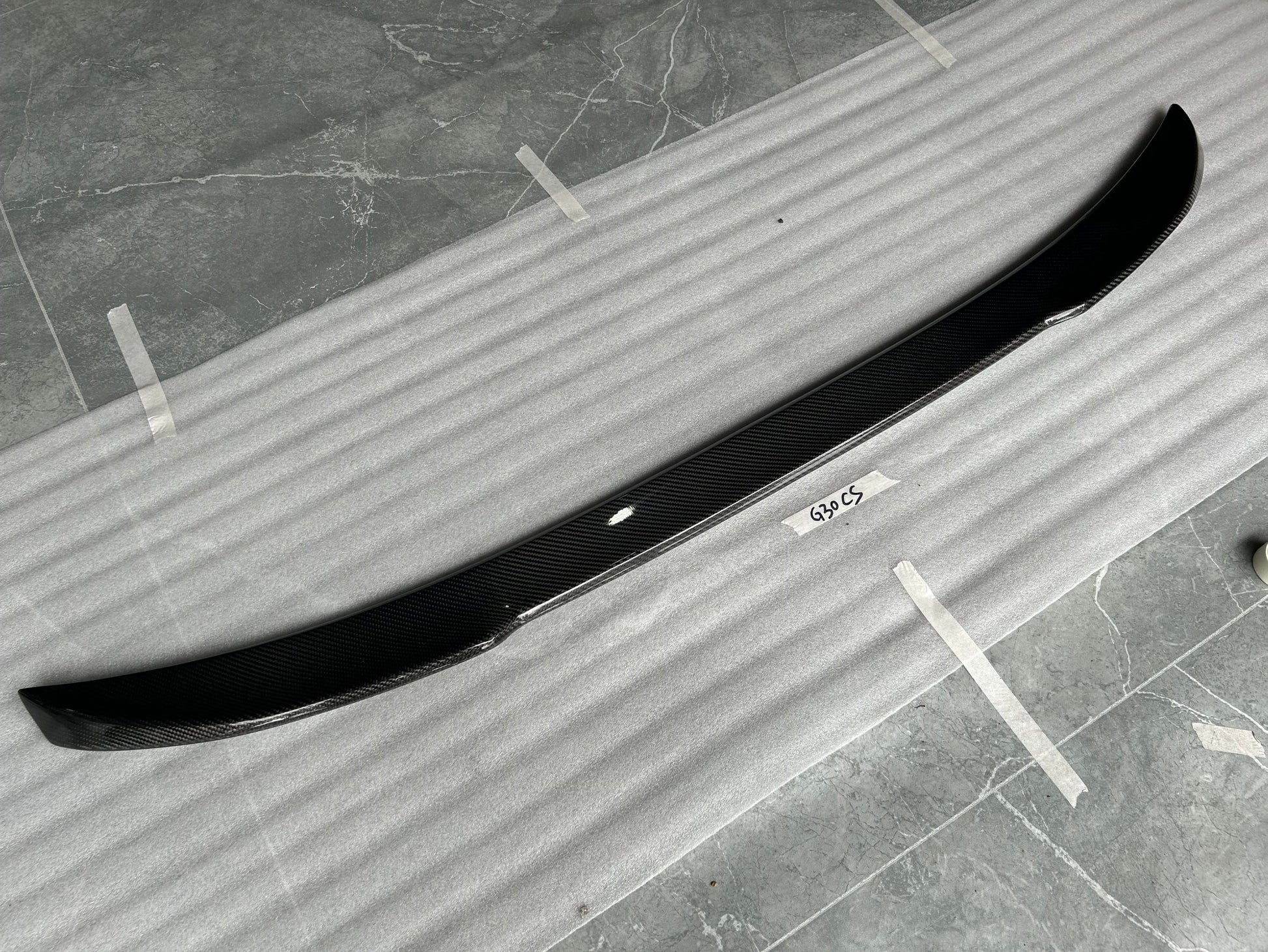 For BMW 5 Series G30 4 Door CS Style Rear Ductail Spoiler 2018-2024