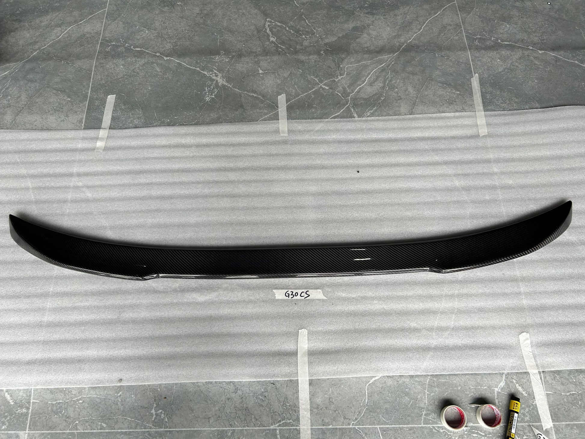 For BMW 5 Series G30 4 Door CS Style Rear Ductail Spoiler 2018-2024