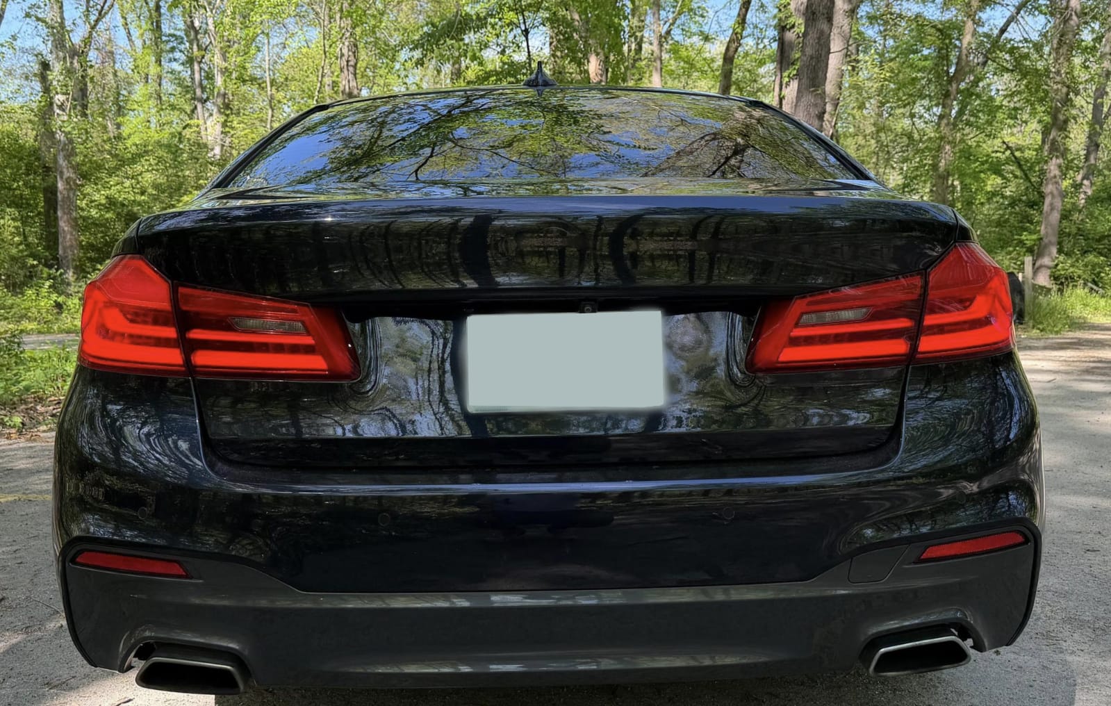 For BMW 5 Series G30 4 Door M Type Rear Ductail Spoiler 2018-2024