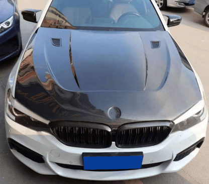 For BMW 5 Series G30 G38 Sedan MBJ Style Front Vented Hood 2018-2024