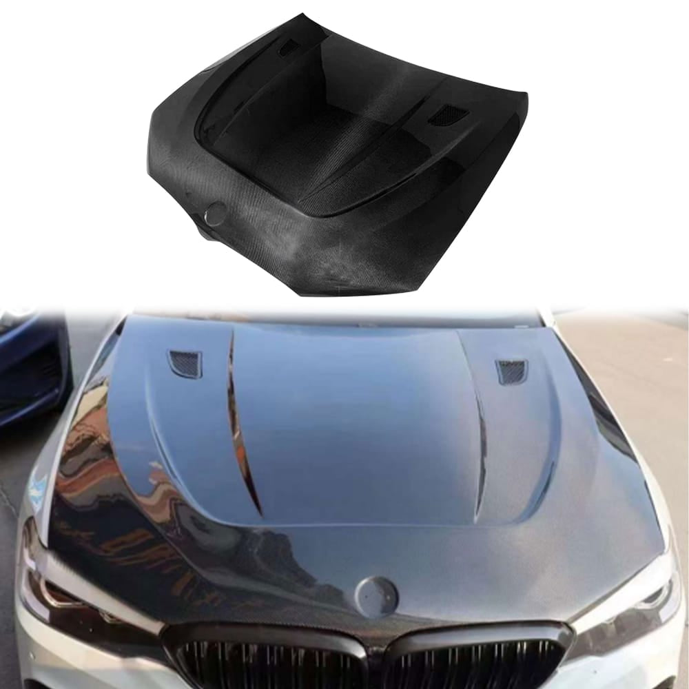 For BMW 5 Series G30 G38 Sedan MBJ Style Front Vented Hood 2018-2024