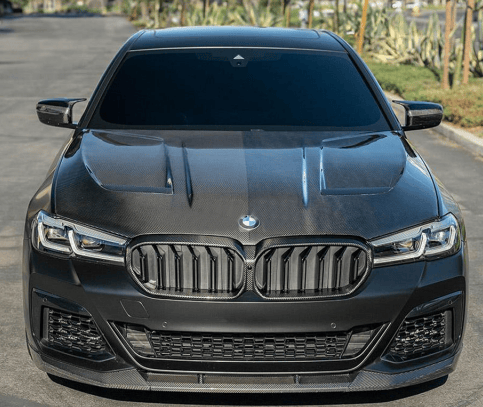 For BMW 5 Series G30 Sedan MBJ2 Style Front Vented Hood 2018-2024