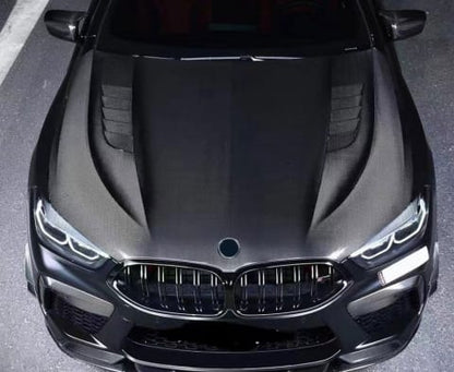For BMW 8 Series G14 G15 G16 MBJ Style Front Vented Hood 2019-2024